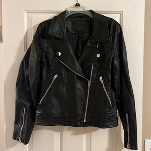 Blank NYC Black Vegan Leather Jacket